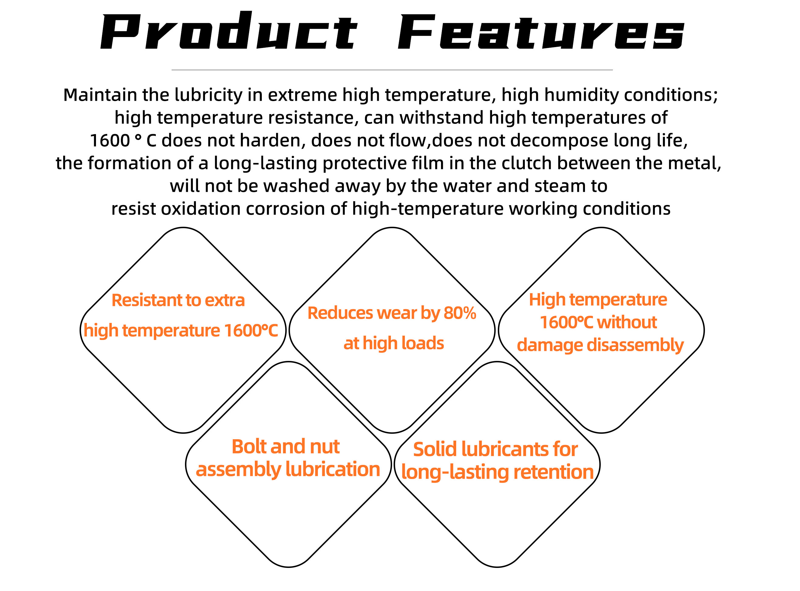 High Temperature Copper Anti-seize Grease Compound Paste for Thread Screws