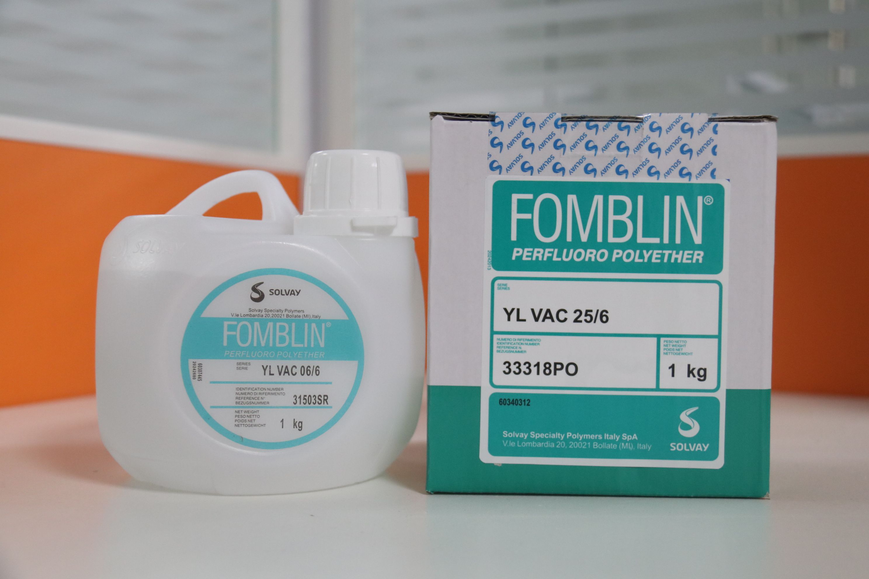 Perfluoropolyether PFPE Oil Solvay Fomblin YL VAC 25/6 06/6 14/6 25/6 Vacuum Vacuum Pump Oil