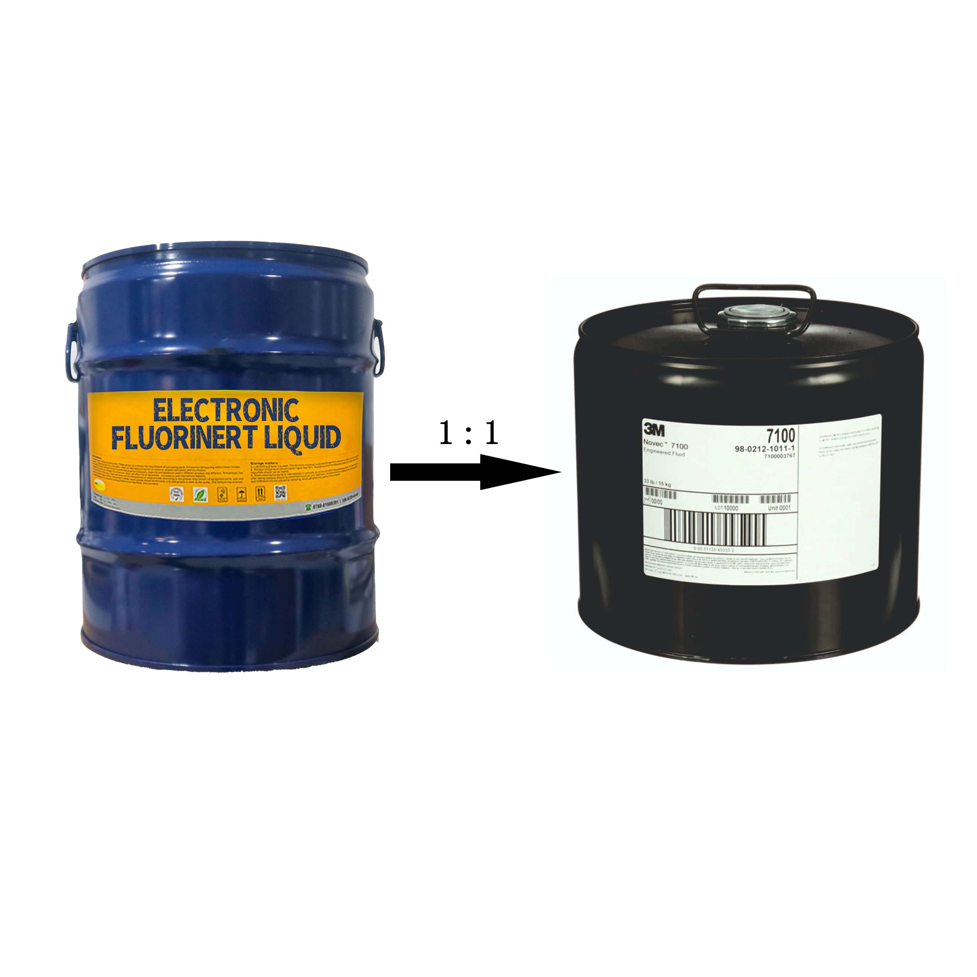 Electronic Fluoride Liquid 7200 Hydrofluoroether Semiconductor Wafer Cleaning Perflroropolyether PFPE Coolant